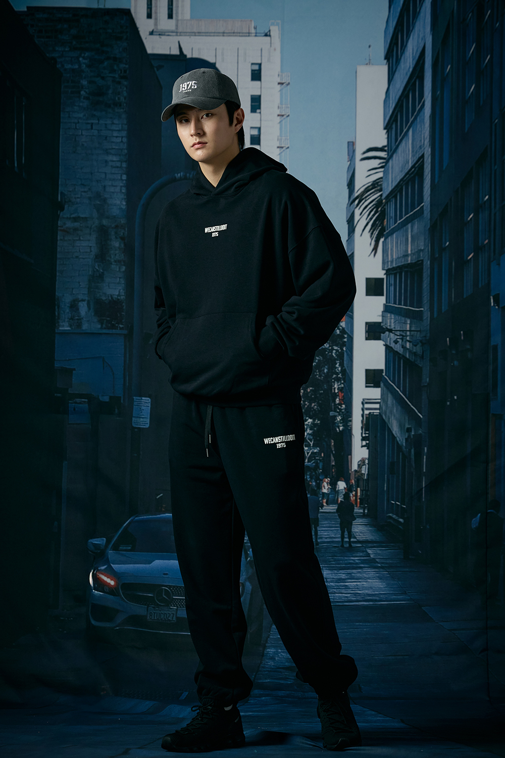 French terry jogger pants