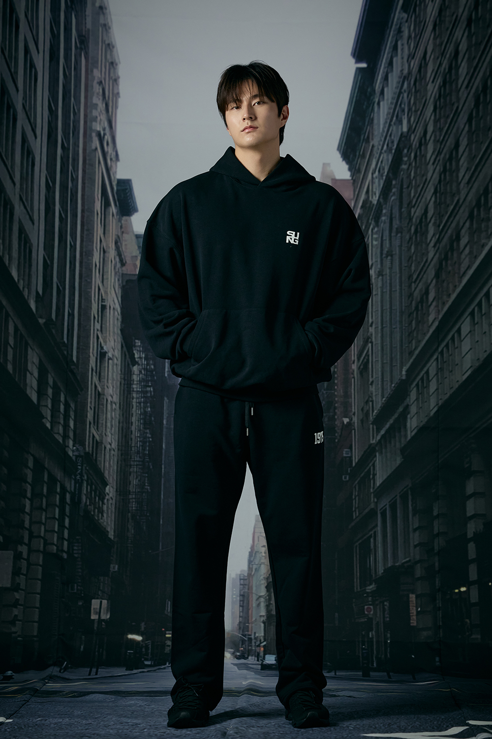 French Terry Straight Pants